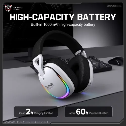 Onikuma GT805 Wireless Bluetooth Headphone — image 4 of 4