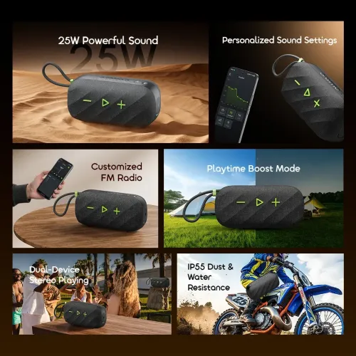 Oraimo SpaceBox Active Portable Bluetooth Speaker — image 4 of 7