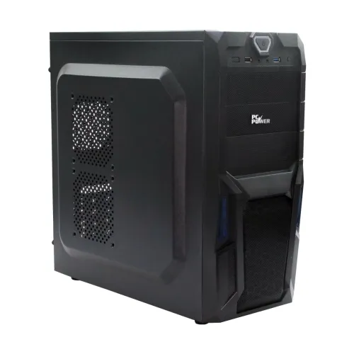PC Power 180D-1U Mid Tower ATX Case With PSU — image 2 of 3
