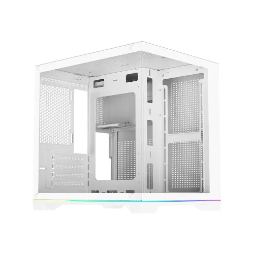 PC Power Darkion Infinity WH mATX Mid Tower Gaming Casing — image 2 of 3