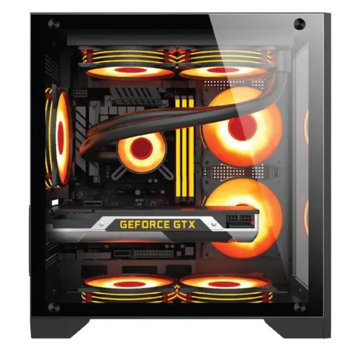 PC Power Ice Cube 2024 BK mATX ARGB Gaming Casing — image 2 of 2