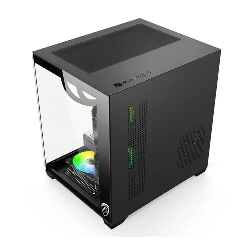 PC Power ICEBOX X2 BK mATX Mid Tower Gaming Casing — image 3 of 3
