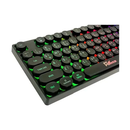 PC Power K87 RGB Wired Gaming Keyboard with Bangla — image 2 of 4