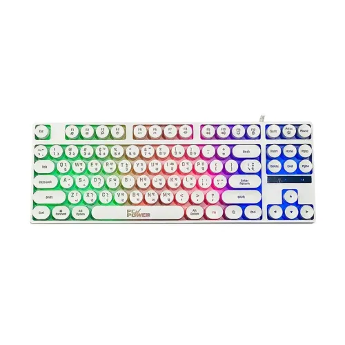 PC Power K87 RGB Wired Gaming Keyboard with Bangla — image 3 of 4