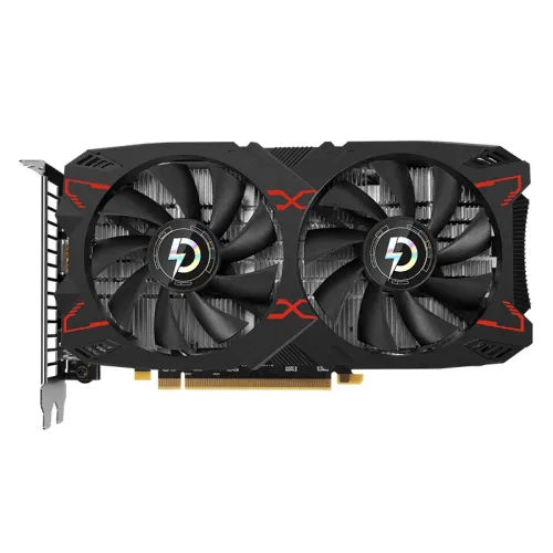 PELADN RX 5500 XT 8G GDDR6 Dual Fan Black Gaming Graphics Card — image 2 of 5