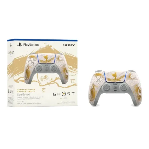 PlayStation 5 DualSense Wireless Controller Ghost of Yōtei Gold Limited Edition — image 3 of 6