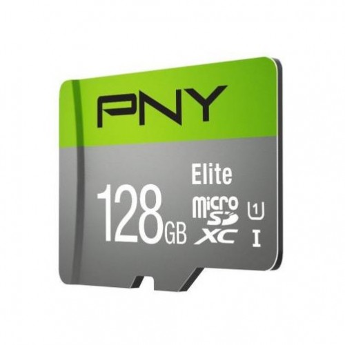 PNY Elite 128GB Class-10 Micro SD Memory Card With Adapter — image 2 of 3