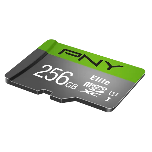 PNY Elite 256GB Class-10 Micro SD Memory Card — image 2 of 3