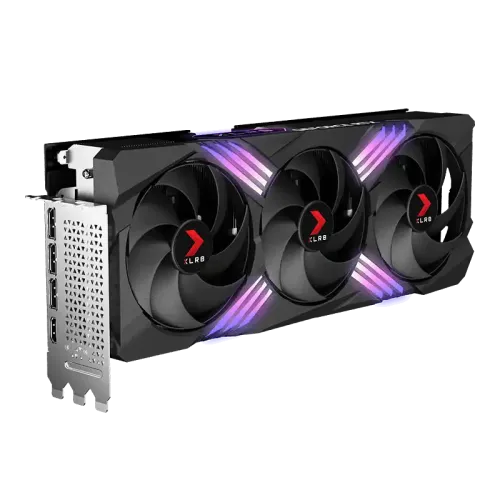 PNY GeForce RTX 4070 Ti SUPER 16GB XLR8 Gaming VERTO EPIC-X RGB Overclocked Triple Fan GDDR6X Graphics Card — image 4 of 6