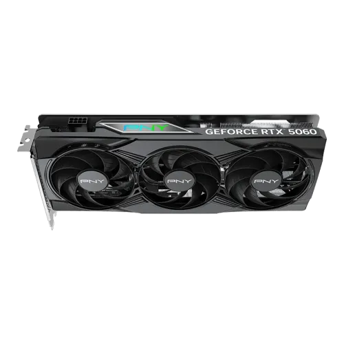 PNY GeForce RTX 5060 ARGB EPIC-X RGB Overclocked Triple Fan 8GB GDDR7 Graphics Card — image 3 of 6