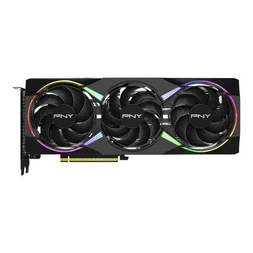 PNY GeForce RTX 5060 Ti 16GB EPIC-X RGB Overclocked Triple Fan GDDR7 Graphics Card — image 2 of 6