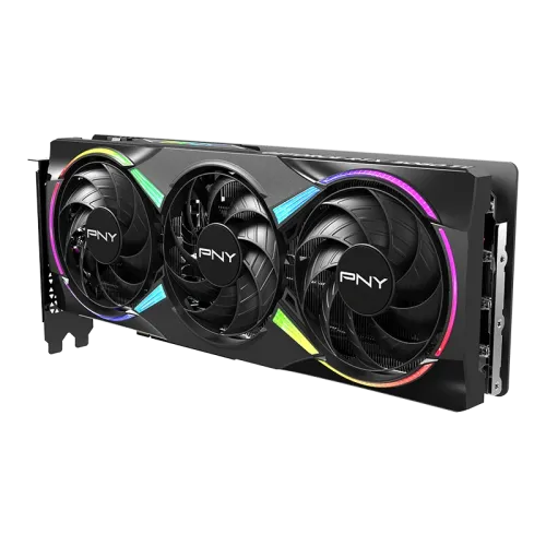 PNY GeForce RTX 5060 Ti 16GB EPIC-X RGB Overclocked Triple Fan GDDR7 Graphics Card — image 3 of 6
