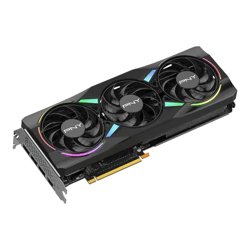 PNY GeForce RTX 5070 ARGB EPIC-X RGB OC Triple Fan 12GB GDDR7 Graphics Card — image 3 of 6
