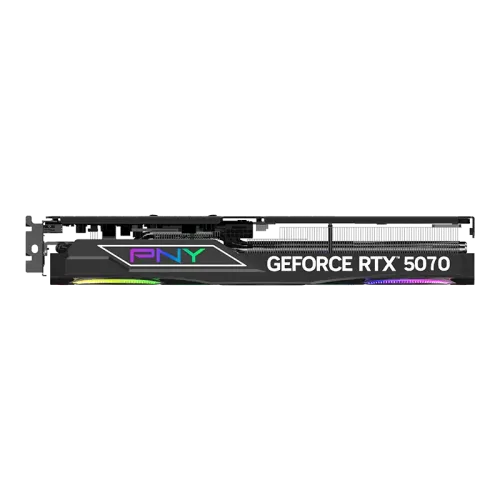PNY GeForce RTX 5070 ARGB EPIC-X RGB OC Triple Fan 12GB GDDR7 Graphics Card — image 4 of 6