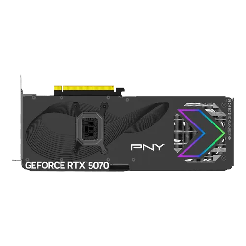 PNY GeForce RTX 5070 ARGB EPIC-X RGB OC Triple Fan 12GB GDDR7 Graphics Card — image 6 of 6