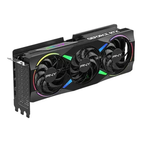 PNY GeForce RTX 5070 Ti ARGB EPIC-X RGB Triple Fan 16GB GDDR7 Graphics Card — image 2 of 5