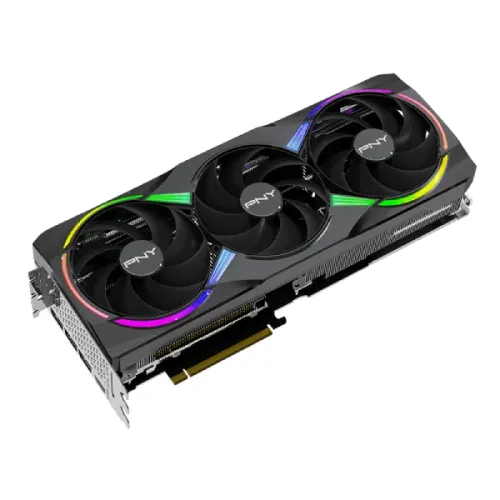 PNY GeForce RTX 5070 Ti Epic-X ARGB OC Triple Fan 16GB GDDR7 Graphic Card — image 3 of 6