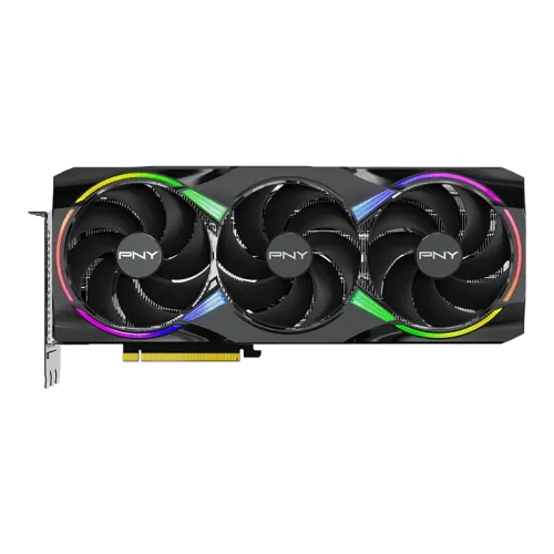 PNY GeForce RTX 5070 Ti EPIC-X RGB Overclocked Triple Fan Plus 16GB GDDR7 Graphics Card — image 2 of 6