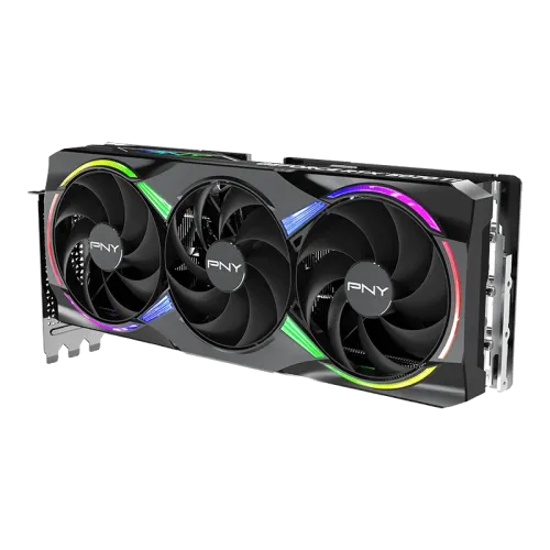 PNY GeForce RTX 5070 Ti EPIC-X RGB Overclocked Triple Fan Plus 16GB GDDR7 Graphics Card — image 3 of 6