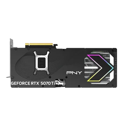 PNY GeForce RTX 5070 Ti EPIC-X RGB Overclocked Triple Fan Plus 16GB GDDR7 Graphics Card — image 6 of 6