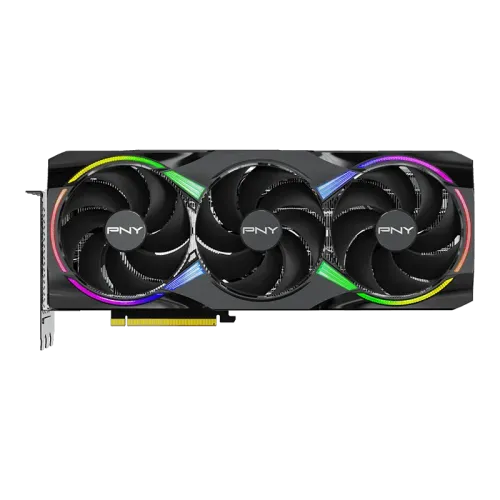 PNY GeForce RTX 5080 16GB GDDR7 ARGB EPIC-X RGB Overclocked Triple Fan Graphics Card — image 3 of 6