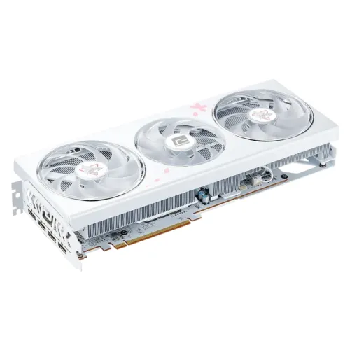 PowerColor Hellhound Sakura AMD Radeon RX 7800 XT 16GB GDDR6 Limited Edition Graphics Card — image 5 of 6