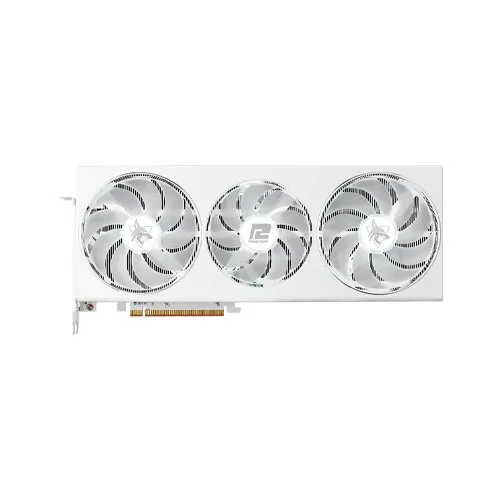 PowerColor Hellhound Spectral White AMD Radeon RX 7800 XT 16GB GDDR6 Graphics Card — image 3 of 5