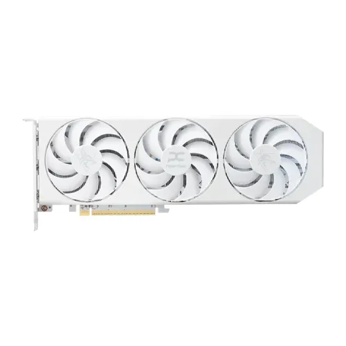 PowerColor Hellhound Spectral White AMD Radeon RX 9060 XT 16GB GDDR6 Graphics Card — image 2 of 6