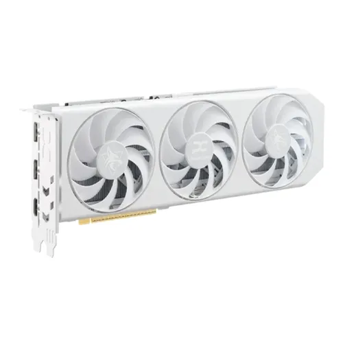 PowerColor Hellhound Spectral White AMD Radeon RX 9060 XT 16GB GDDR6 Graphics Card — image 3 of 6
