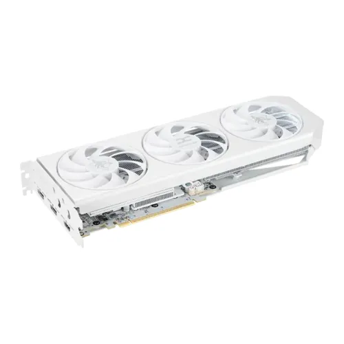 PowerColor Hellhound Spectral White AMD Radeon RX 9060 XT 16GB GDDR6 Graphics Card — image 4 of 6