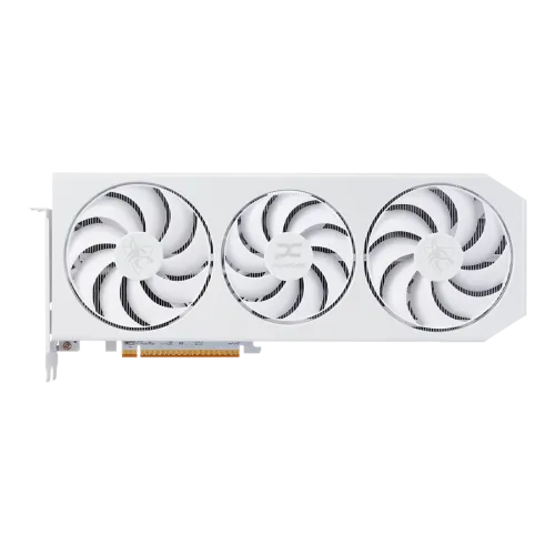 PowerColor Hellhound Spectral White AMD Radeon RX 9070 XT 16GB GDDR6 Graphics Card — image 2 of 5