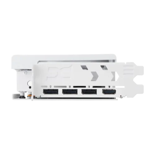 PowerColor Hellhound Spectral White AMD Radeon RX 9070 XT 16GB GDDR6 Graphics Card — image 4 of 5