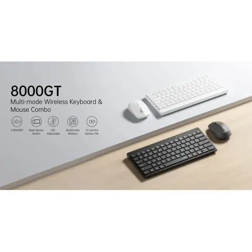 Rapoo 8000GT Dual Mode Wireless Keyboard Mouse Combo — image 3 of 3