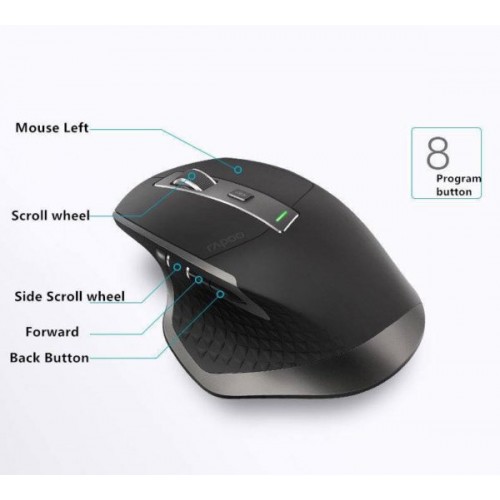 Rapoo MT750S Rechargeable Multi-mode Wireless Mouse — image 3 of 3