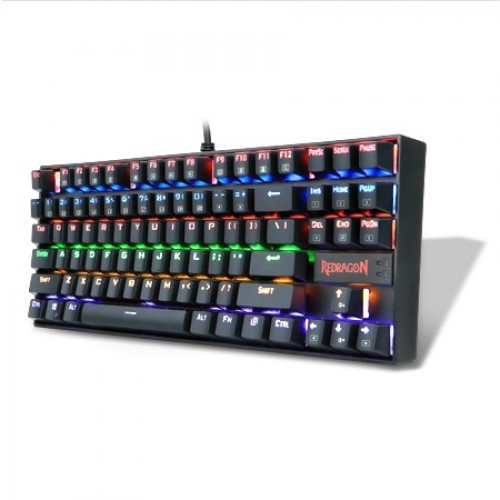 Redragon K552 KUMARA RAINBOW RGB Backlit Red Switch Mechanical Gaming Keyboard — image 4 of 5