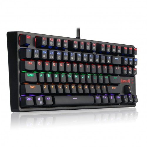 Redragon K576R DAKSA LED Rainbow Backlit Mechanical Gaming Keyboard — image 2 of 6