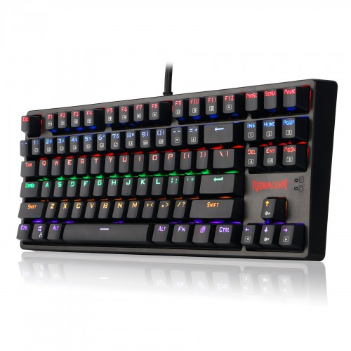 Redragon K576R DAKSA LED Rainbow Backlit Mechanical Gaming Keyboard — image 3 of 6