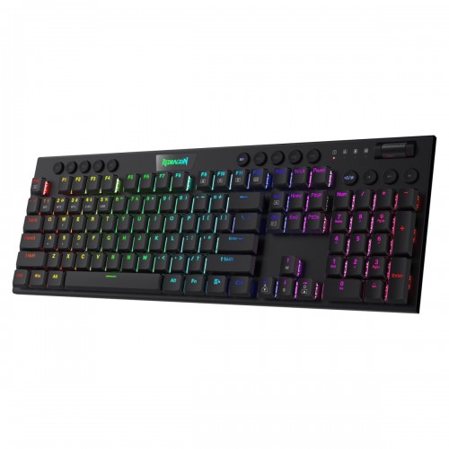 Redragon K618 HORUS Wireless RGB Ultra-Thin Mechanical Gaming Keyboard — image 3 of 5