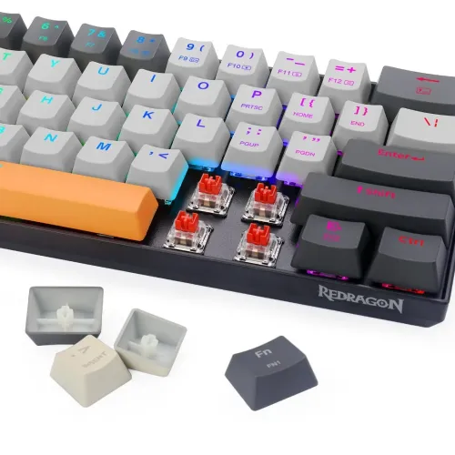 Redragon K644 SE CARAXES Red Switch RGB Type-C Mechanical Gaming Keyboard — image 4 of 4
