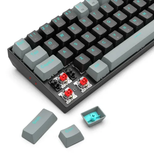 Redragon K662 Black-Gray Red Switch Bluetooth Wireless Mechanical Keyboard — image 4 of 4