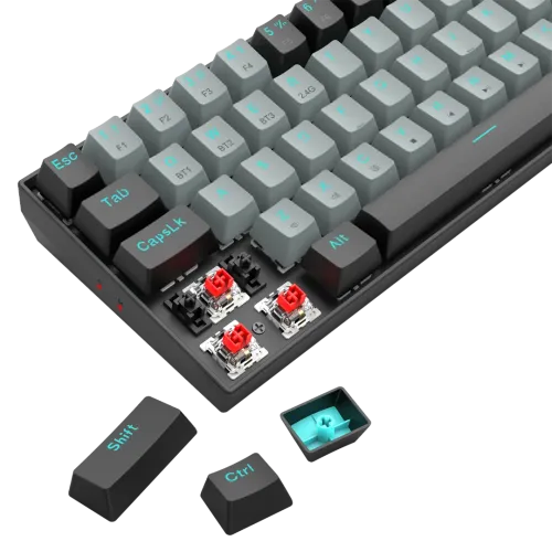 Redragon K662 Gray-Black Red Switch Bluetooth Wireless Mechanical Keyboard — image 6 of 6