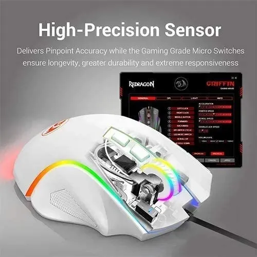 Redragon M607 Griffin RGB Gaming Mouse — image 5 of 6