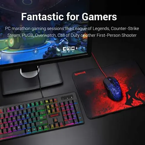 Redragon S107-BA Gaming Keyboard Mouse Combo — image 3 of 3