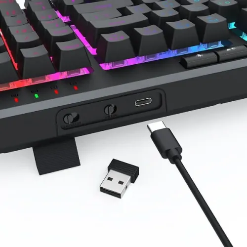Redragon VARRO PRO K517 Pro RGB Tri-Mode Wireless Gaming Keyboard — image 5 of 5