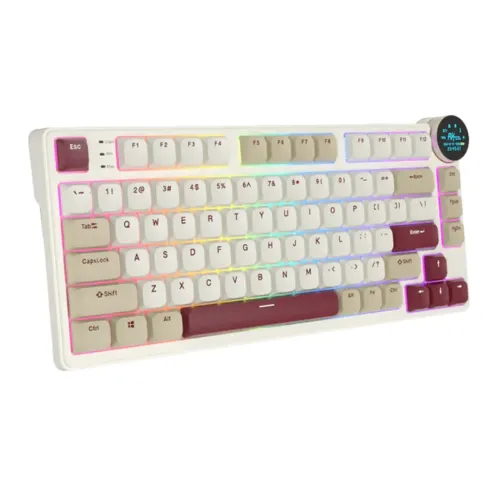 Royal Kludge N80 Low-Profile Tri-Mode RGB Mechanical Keyboard Rosy Clouds — image 2 of 6