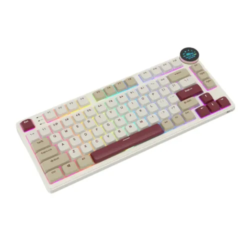Royal Kludge N80 Low-Profile Tri-Mode RGB Mechanical Keyboard Rosy Clouds — image 3 of 6