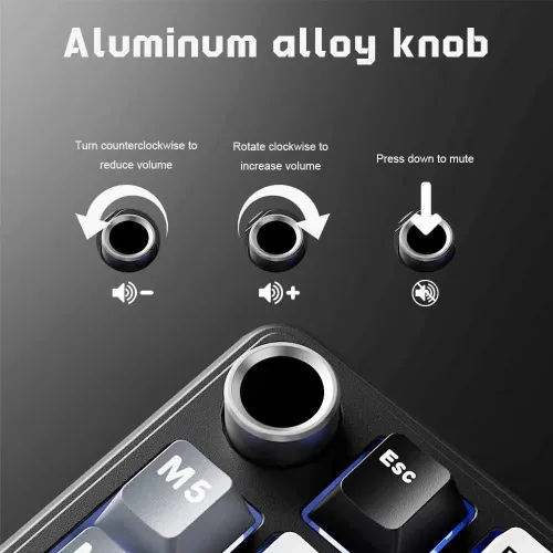 ROYAL KLUDGE RK L75 Tri-Mode Hot-Swappable Wireless Mechanical Gaming Keyboard — image 4 of 4