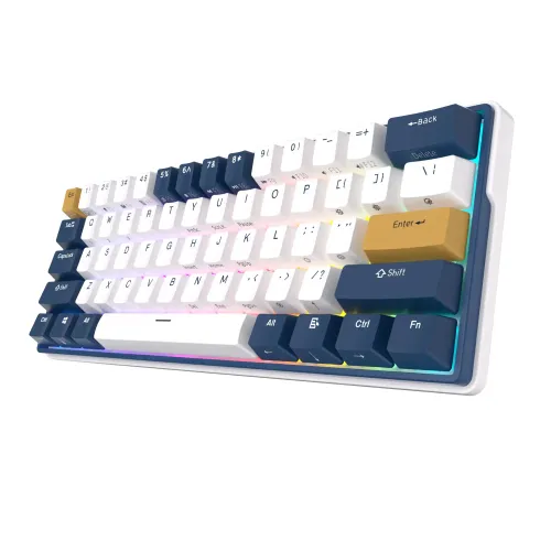 Royal Kludge RK61 Plus Tri Mode RGB 61 Keys Hotswappable Mechanical Blue Switch Gaming Keyboard — image 2 of 6