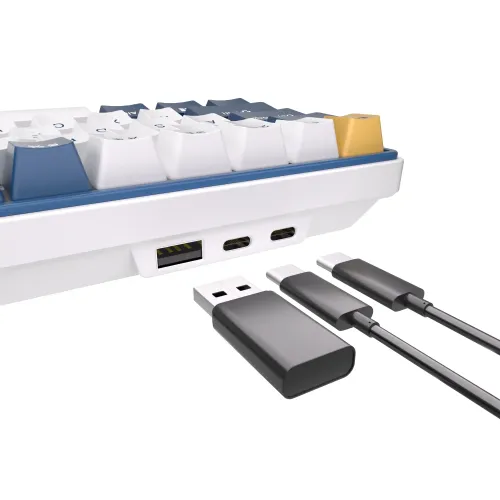 Royal Kludge RK61 Plus Tri Mode RGB 61 Keys Hotswappable Mechanical Blue Switch Gaming Keyboard — image 5 of 6