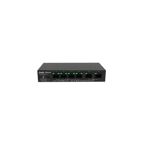 Ruijie RG-ES106D-P V2 6-port Desktop Unmanaged PoE Switch